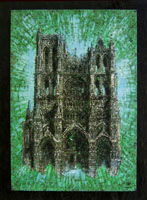 Katedra w Amiens- zielona