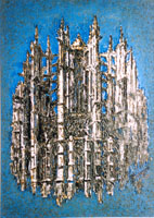 Katedra w Beuveais - niebieska
